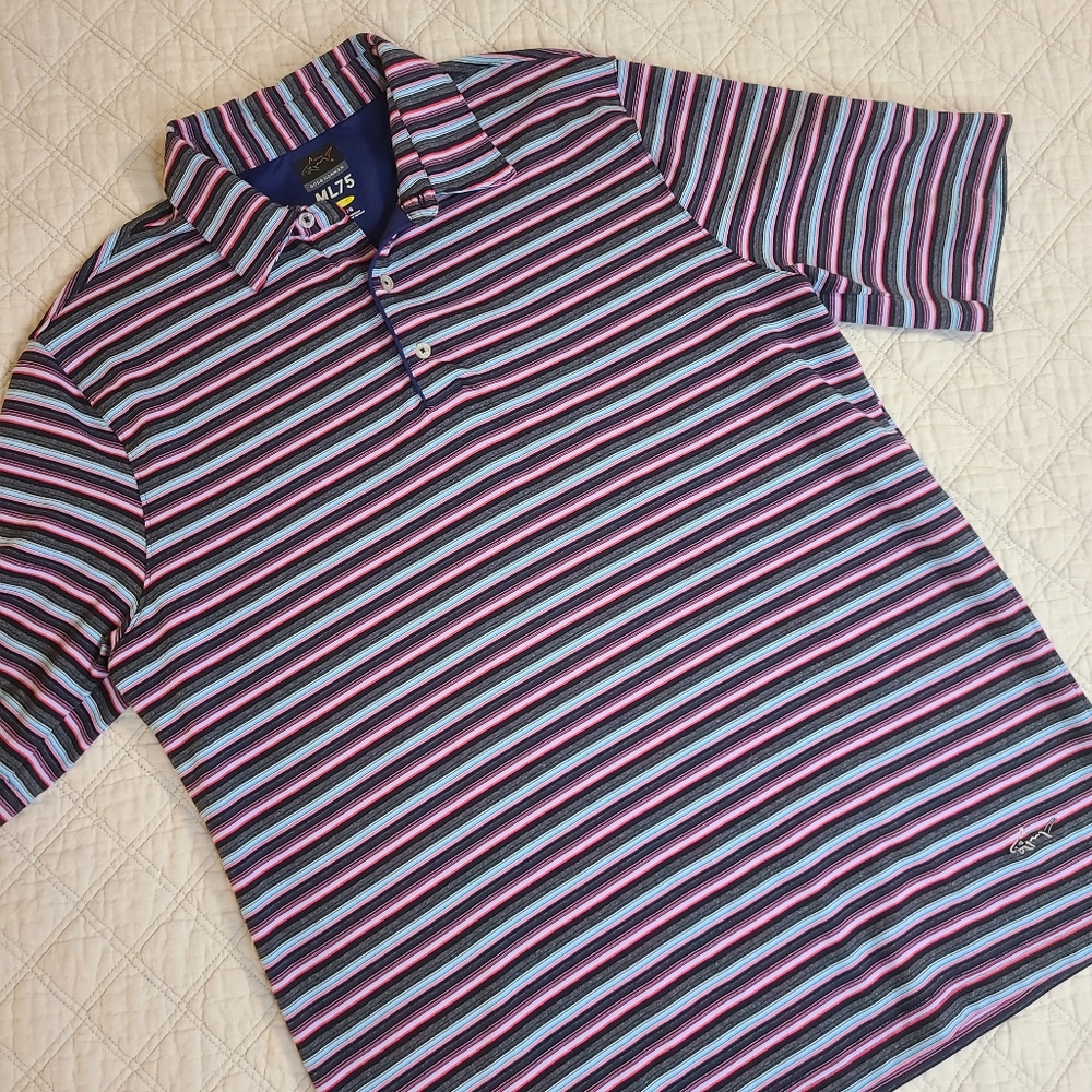 Greg Norman Men's Play-Dry Golf Polo Shirt Size L